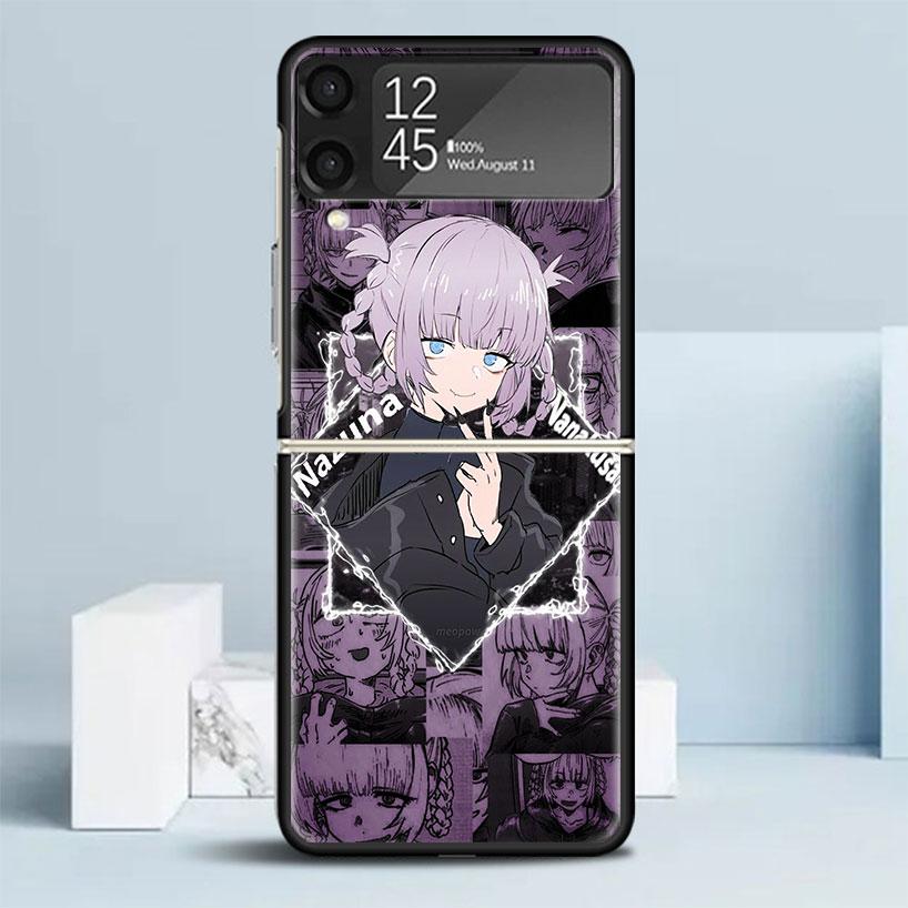 Nazuna Nanakusa Anime Phone Case For Samsung Galaxy Z Flip7 Flip6 5G Flip5 Flip4 Flip3 ZFlip 7 6 3 4 5 Shockproof Back Cover Gal