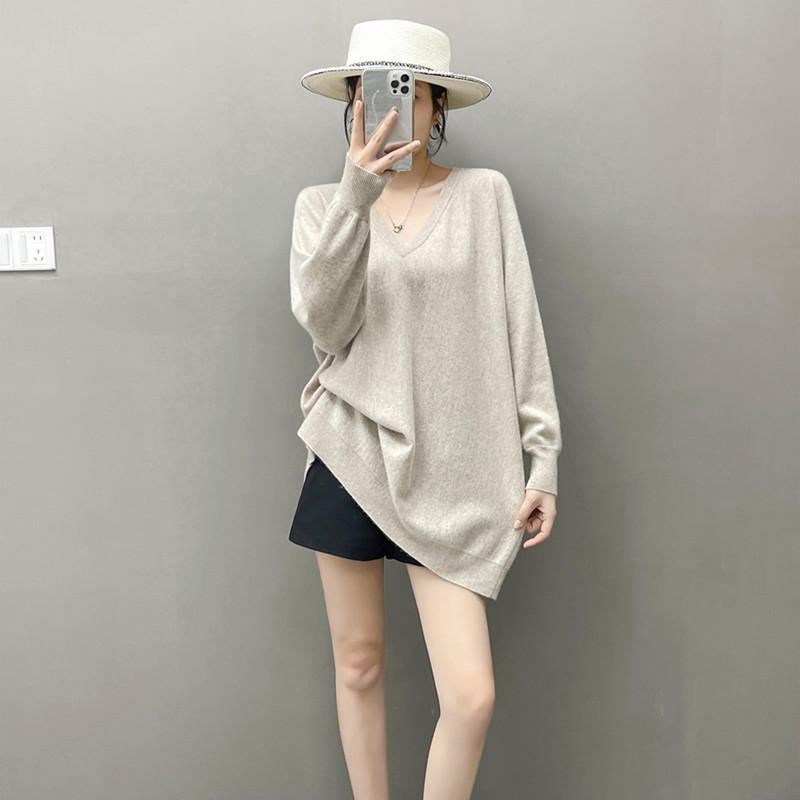 Qinghe 100% Pure Cashmere Women's Sweater - Ultra Soft Luxury Winter Pullover