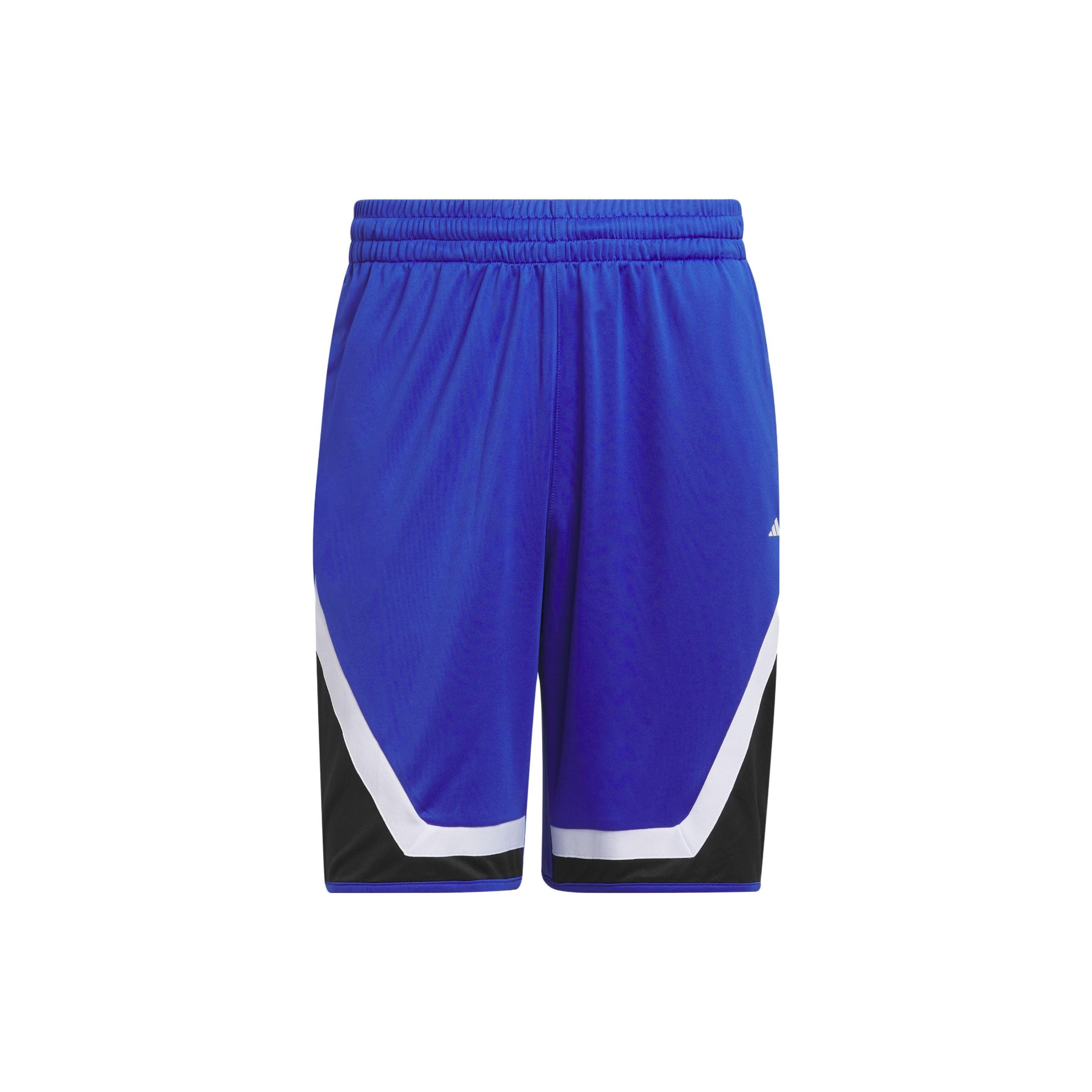 Adidas SS23 Basketball Shorts Men s Semi Fluorescent Blue IC2431 XL