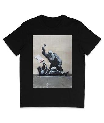 Najpredávanejšie grafické tričká Banksy Royal Courts of Justice Retro Streetwear Vysoko kvalitné pánske tričko s krátkym rukávom a okrúhlym výstrihom