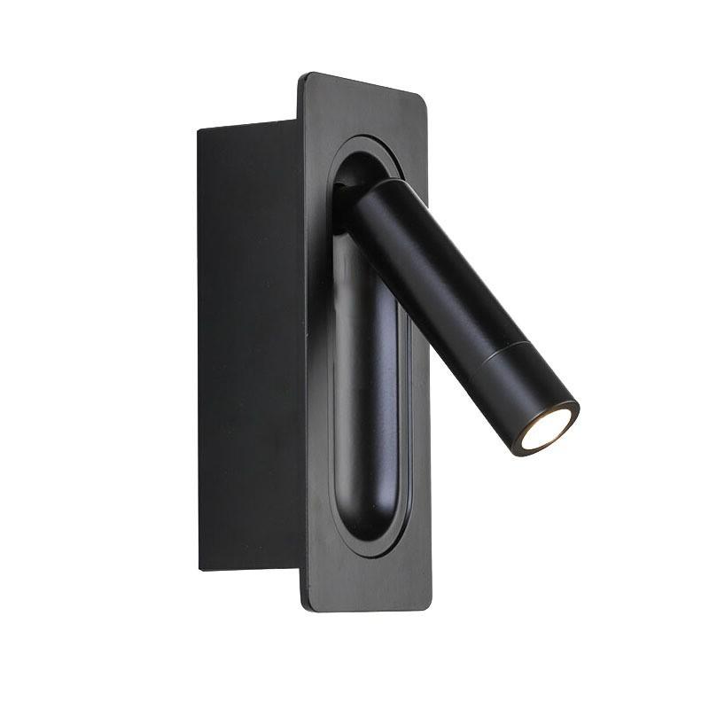 Modern Simple Recessed Bedside Wall Lamp Reading Lamp Adjustable Angle Corridor Bedroom Entrance Interior Lighting Decoration