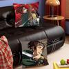 A-Attack On Titan H-Hange Zoe Anime Pillow Case Fashion Square Pillowcase Bedroom Sofa Room Ins Decoration Leisure Cushion Cover