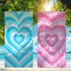 Heart Shaped Love Couple Towel Quick Drying Beach Towels Are Suitable For Swimming Pools Camping Yoga And The Gym