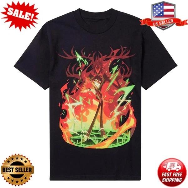 

Hazbin Hotel Alastor Human Form Unisex Short Sleeve Tee S-5XL FREE SHIPPING S