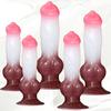 Super Large Thick and Long Liquid Silicone Dog Penis Animal Realistic Makeup Simulation Large Penis Female Fake Penis Orgasmic Tool
