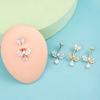 Anneau de nombril design papillon zirconium Anneau de nombril scintillant Piercing de nombril ailes mode Femmes