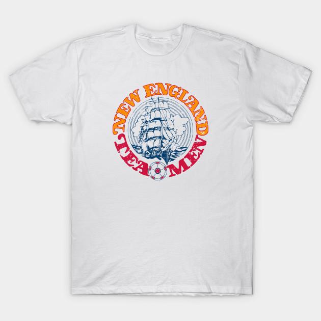 Men Black Print T-shirt 1978 New England Tea Men Defunct Vintage Soccer No-Cut Transfer Paper Print Cotton Tshirt 2XL белый