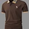 Męskie koszulki polo casual - Koszulki golfowe z krótkim rękawem dla mężczyzn Modne koszulki do pracy z guzikami