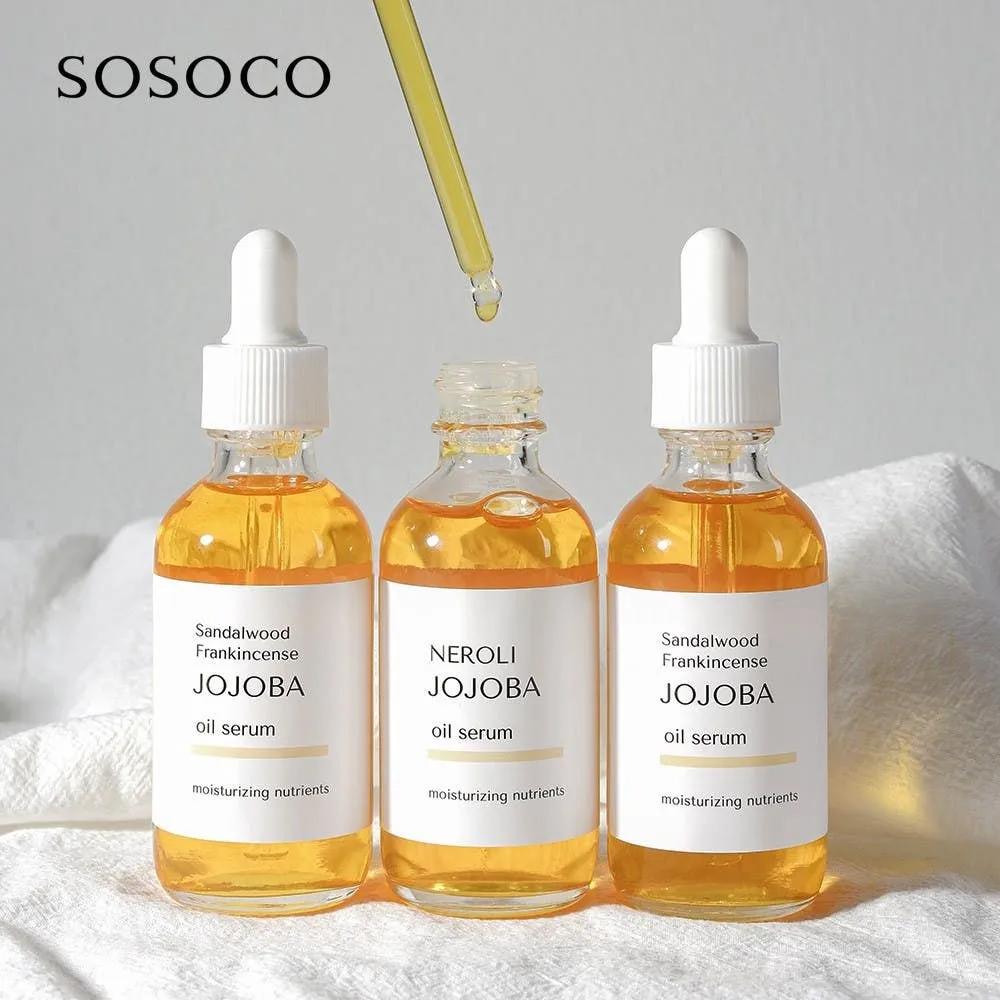 Natural Aroma SOSOCO Golden Jojoba Oil 50ml Face Jojoba Facial Jojoba Oil 1 Rosewood Jojoba Oil Serum