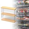 Akrylová vitrína Průhledná krabička, Pultová kostka na sběratelské předměty, Akční figurky, Miniatura