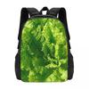 Lettuce Closeup Backpack Hot Sale Daypack Large Capacity Kids BookBag School Bag Shoulder Bags for Men Women