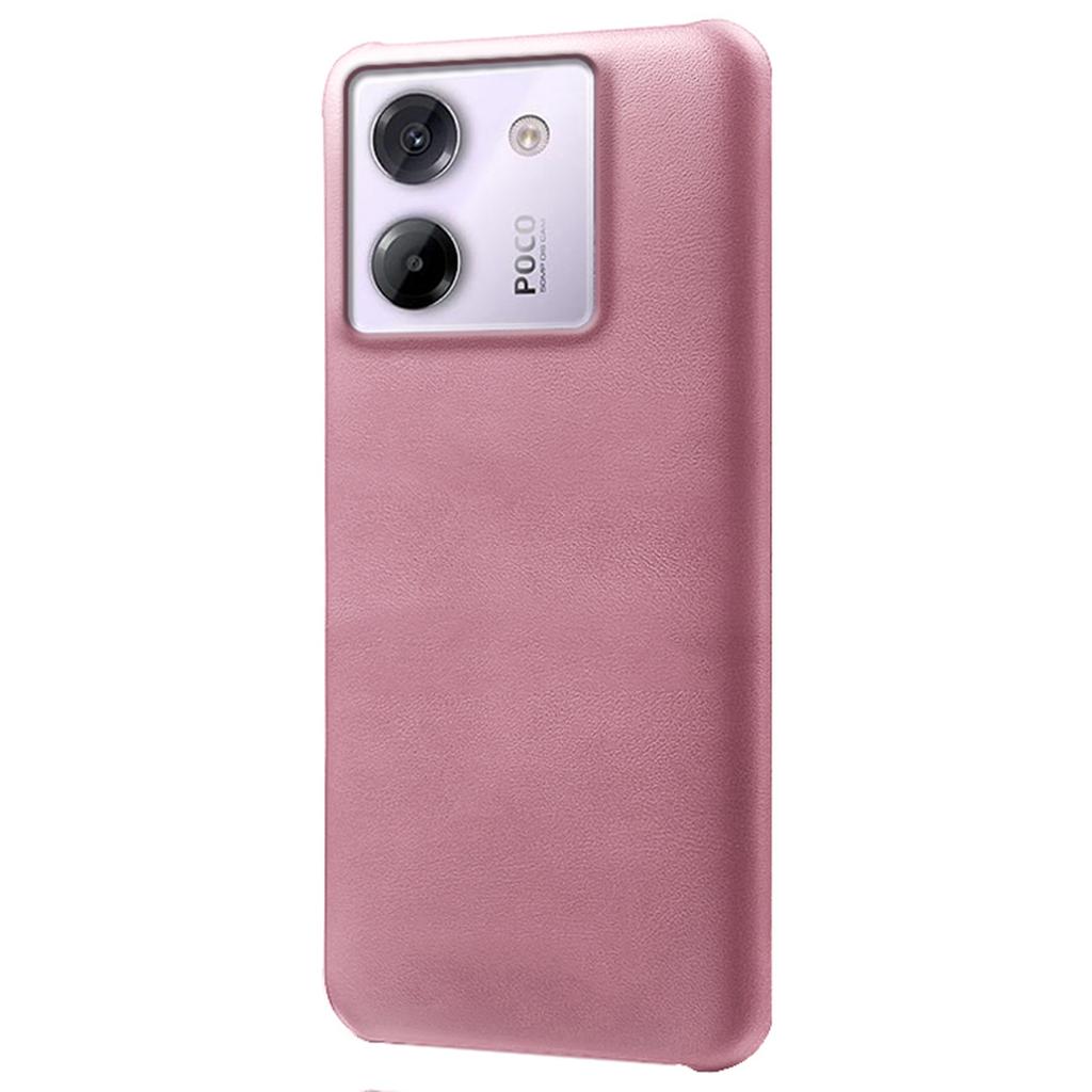 Pro Xiaomi Poco M7 Pro 5G Pouzdro Textura telete PU Kůže Tvrdý PC Ochranný Kryt na Telefon