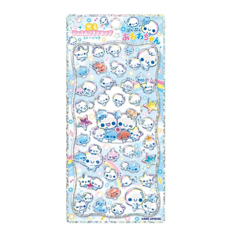 Kamio Japan Наклейка Светящаяся Маленькая Капелька 230248 Авава-чан