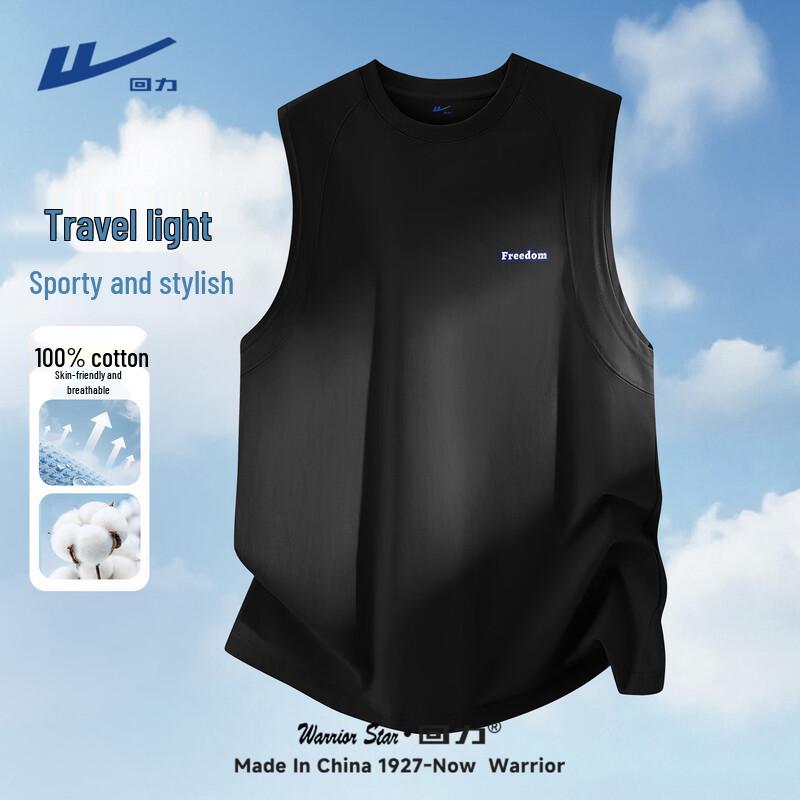 Warrior Men s Cotton Sleeveless T-Shirt M