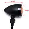 Motorcycle Led Turn Signal Light 12V 10mm Amber Flashing Lamp Front Rear Blinker LED Turn Signal Lights For Halley Cafe Race