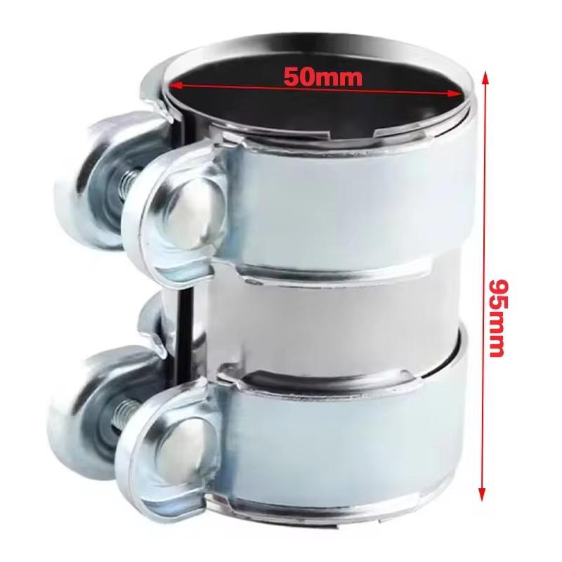 Eksossklemme 45 mm 50 mm 55 mm 60 mm 65 mm Eksosrør Rørkobling Skjøtestykke Muffeklemme Justerbar Spiss