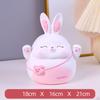 Money Bank Animal Bunny Statue Case for Nursery Toddler