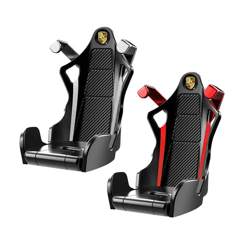 Racing Seat Shape Car Air Outlet Mount Shockproof Car Phone Holder Stand For Porsche Boxster Cayenne Panamera Macan Cayman 911 918 996 917 991