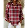 Stylish Women's Comfortable Breathable Long-Sleeve Shirt Everyday Commute Wear Simple Collared Shirt High-Quality Premium Top