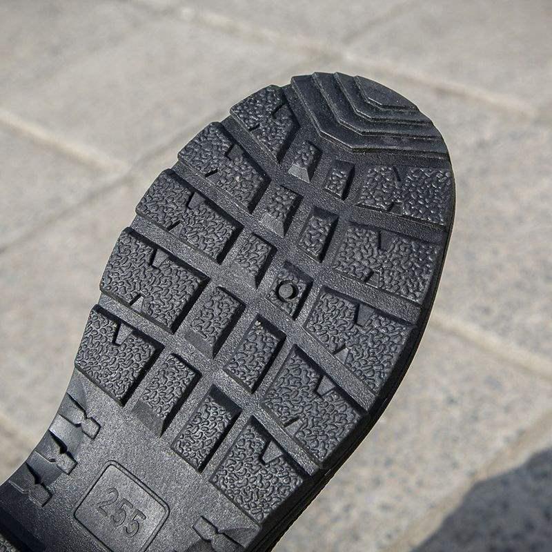 Men's Summer Martin Boots: Breathable, Wear-Resistant Combat Training Boots with Zipper.