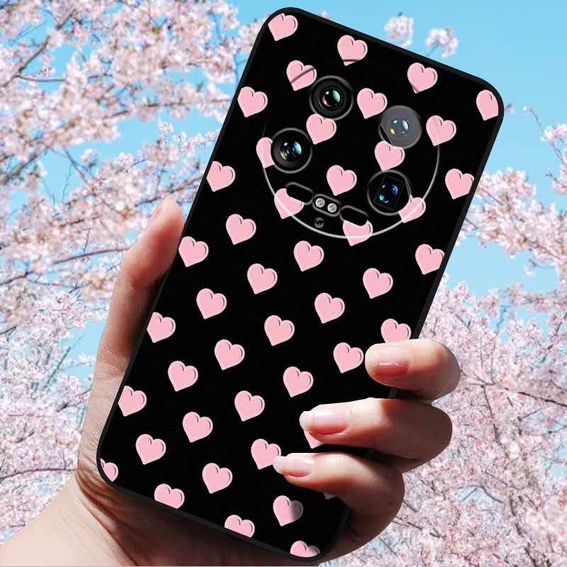 For Xiaomi 14 Ultra 5G 6.73" 14 Pro Cases Fashion 3D Retro Embossed Relief Soft TPU Siliocn Back Cover for Xiaomi 14 Capa Mi 14