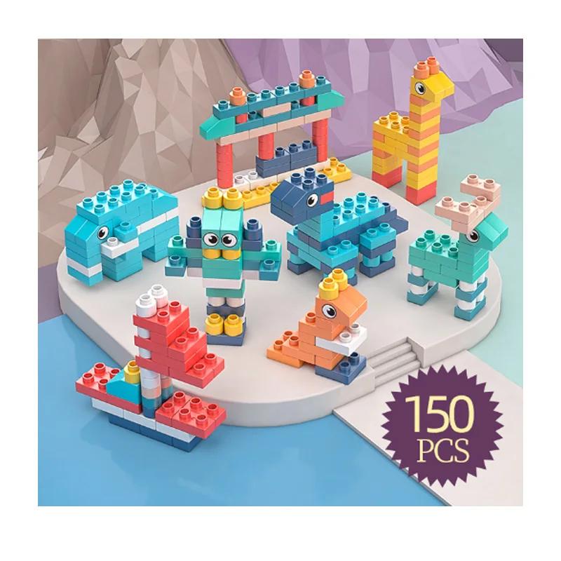 Multifunctional Children's Tables and Chairs Set of Toddler Puzzle Blocks Assembled Toys Blocks Children's Blocks World Gift