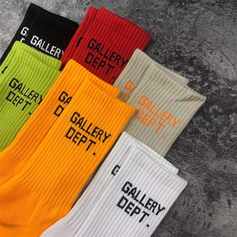 GALLERY DEPT VUJADE Herbst & Winter Graffiti Buchstaben Mid-Tube Trendy Paar Socken