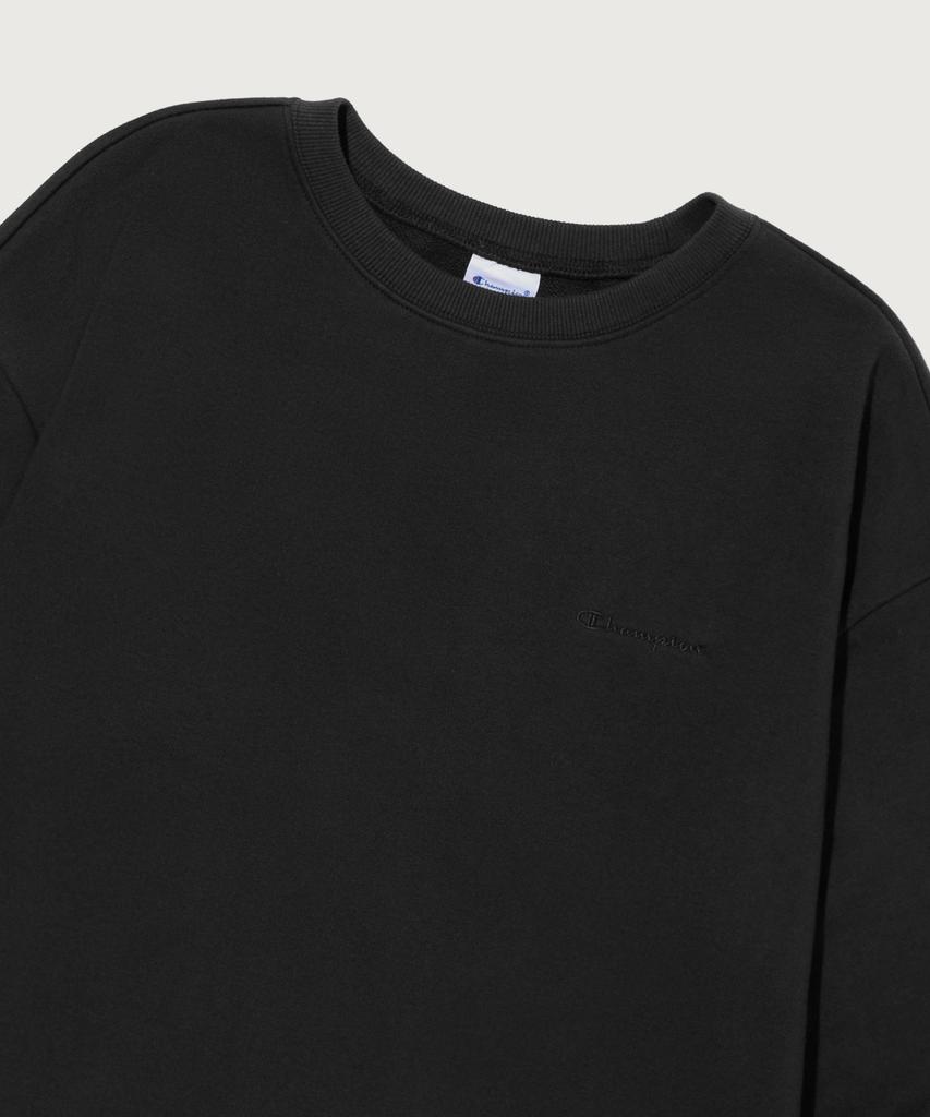 Champion Women'S Small Logo Regular Fit Sweatshirt Black