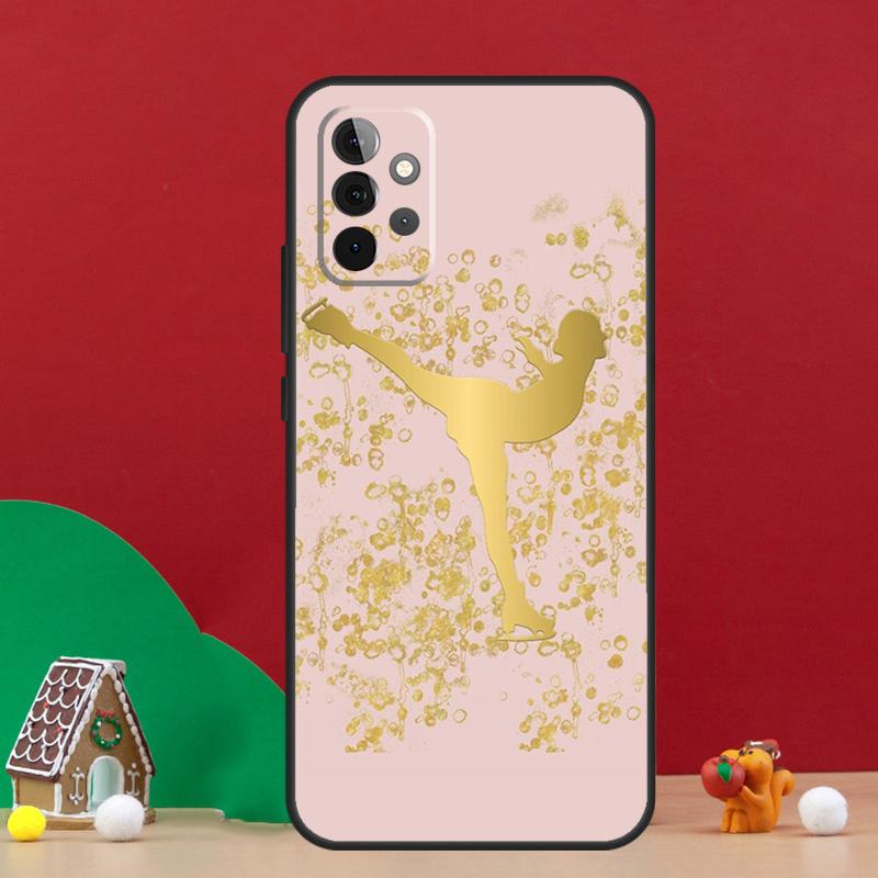 Figure Skating Ice Skating Case For Samsung Galaxy A36 A56 A06 A13 A53 A32 A12 A22 A52 A35 A17 A16 A55 A15 A54 A34 A14