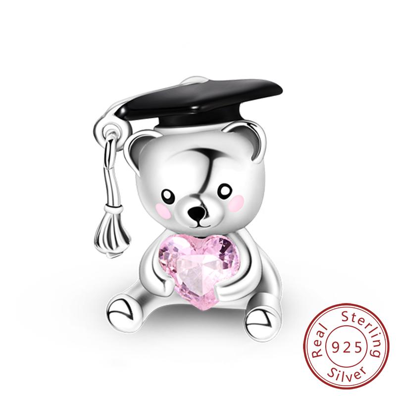 Fit Original Copper Charm Beads Cute Animal Puppy Dog Cat For Bracelet Diy Women Fine Jewelry Making