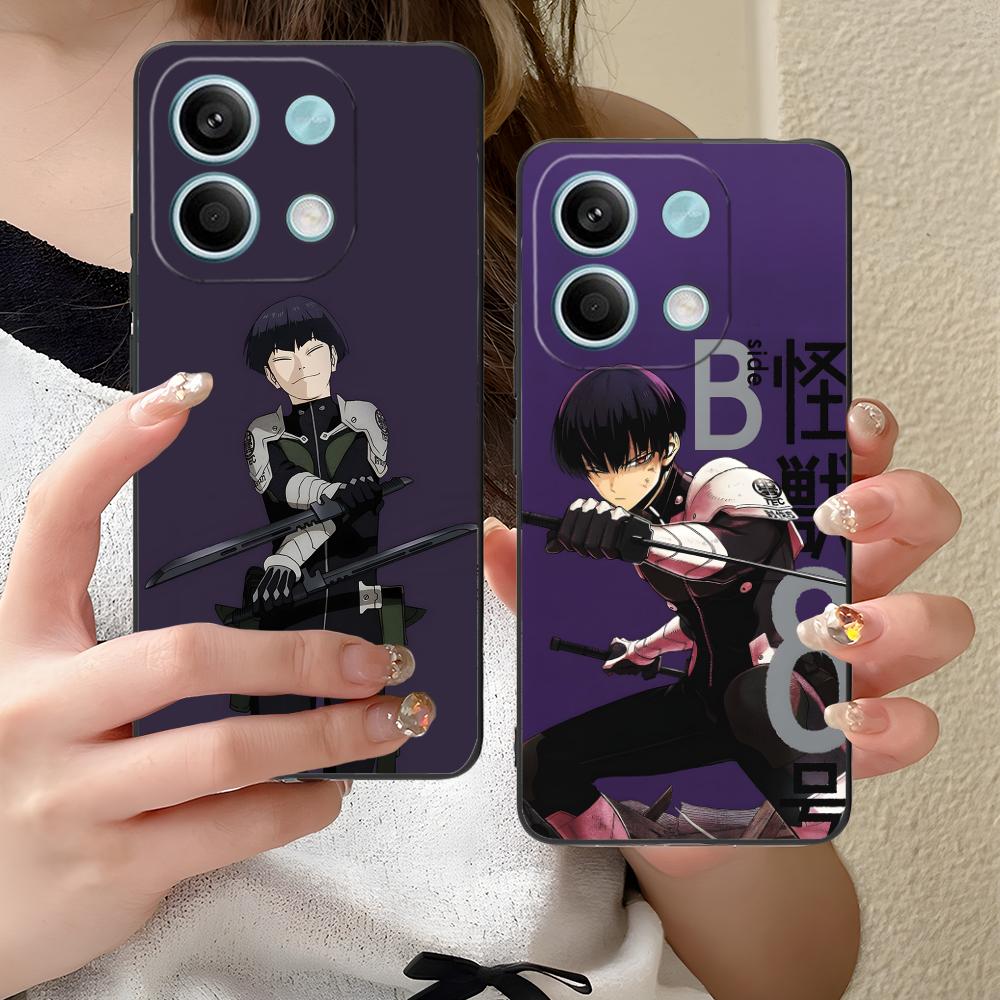 Kaiju No.8 Hoshina Soshiro Phone Case for Xiaomi Redmi 15 14 13 12 A5 3 2 1 C Plus 4G 5G Colorful Printing Cover Cover Luxury
