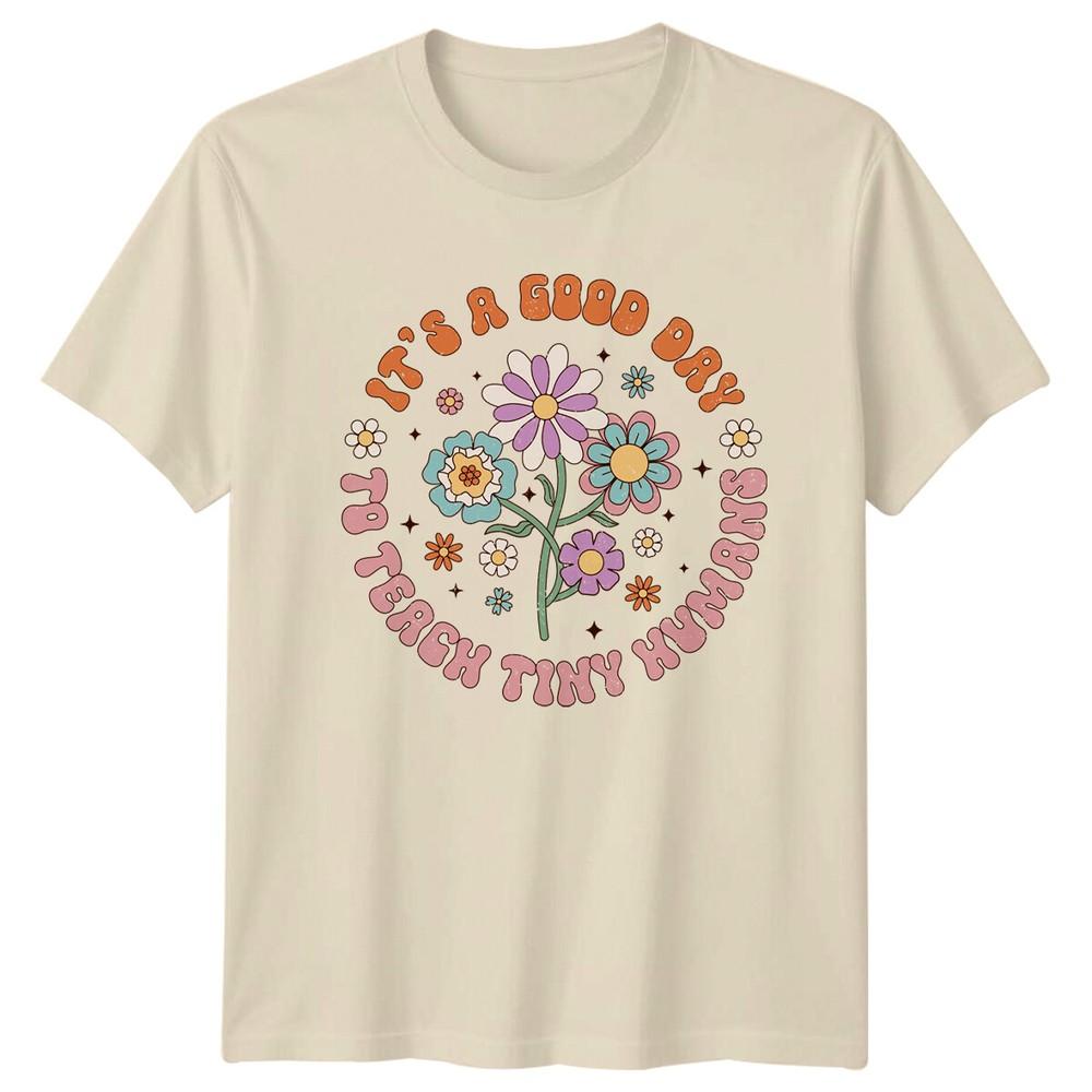 Its A Good Day To Teach Tiny HuUnisexs Teacher Floral TShirt c