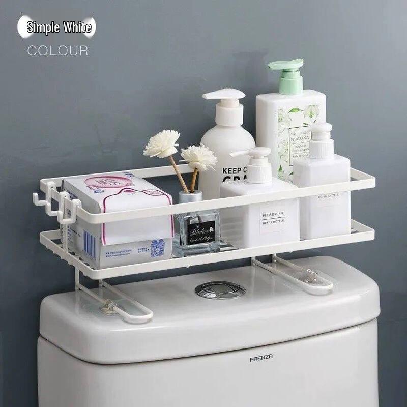 LIEI No-Drill Over-Toilet Bathroom Storage Shelf