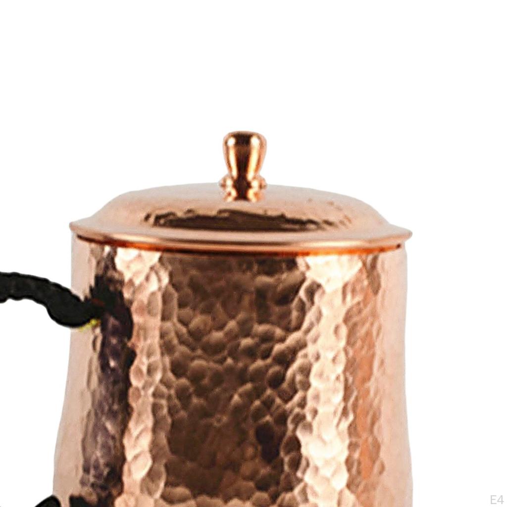 Copper Mug Masrapa Cup with Handle and Lid Moscow Mules for Home Coffee Shop