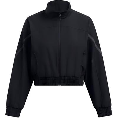 Unaufhaltsam AW24 Kurzes Trainings-Sport-Warm-Langarm-Jacke Damenjacken Schwarz 1386479-001