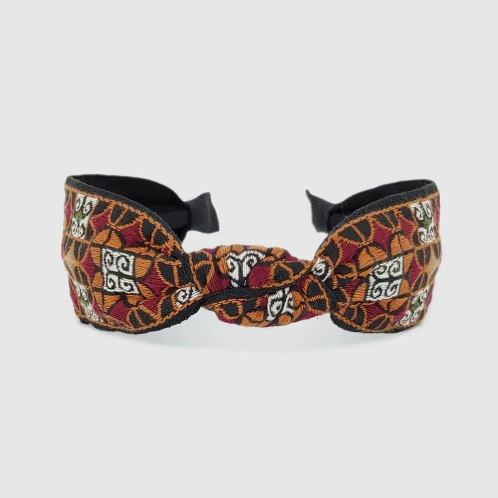 Lara Ethnic Grid Hairband BROWNLALAH325 3306138