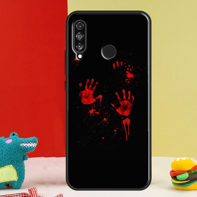 Bloody Hand For Huawei Nova 12s 12i 11i 8i 9 10 SE Y91 Y90 Y60 Y70 Y72 Y61 P20 P40 P30 Lite P60 Pro Case