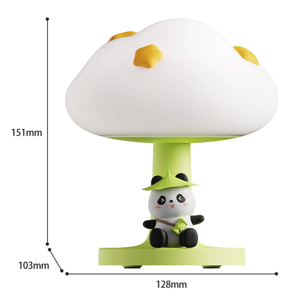 3W Silicone Cloud Soft Night Light For Kids With 3 Brightness Warm Color & Dimming Function 1200mAh Rechargeable Night Light