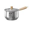 HUIHUADU Pot à Lait pour Bébé en Acier Inoxydable 316L avec Cuiseur Vapeur