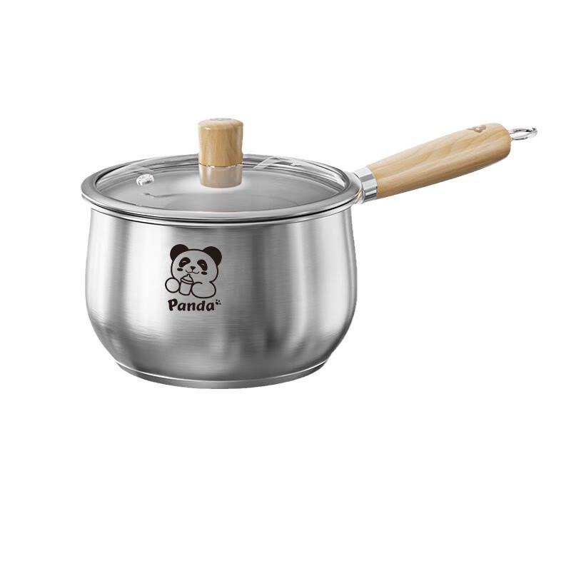 HUIHUADU Pot à Lait pour Bébé en Acier Inoxydable 316L avec Cuiseur Vapeur