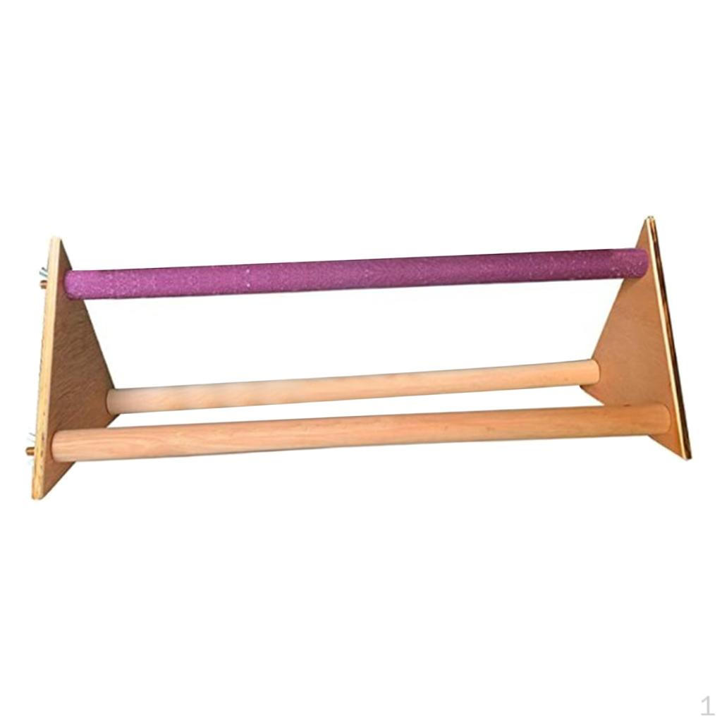 1pc Perch Stand Toy For Large Bird Parrot Hens Macaw