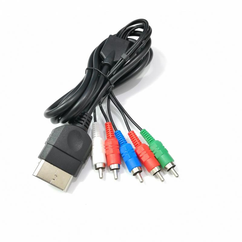 Component Av Cable Hd Video Audio Cord 1.8M Shielded Wire For Old Generation Game Console Video Connection