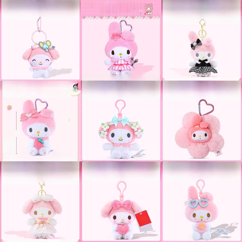 Hello Kitty Melodie Pluche Sleutelhanger Schattige Cartoon Tas Hanger Voor Meisjes Cadeaus