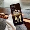 Buchstaben Monogramm Gold Marmor Hülle Für Realme 11 12 13 14 Pro Plus C53 C55 C51 C25 C63 C61 C65 C67 C71 C75 GT6 GT7 15 Pro
