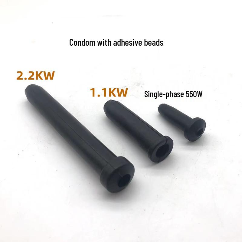 Waterproof Cable Seal Kit: Includes Copper Screws, Power Cord Sheath, and Glue Beads for Submersible Pump Accessories.