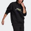 Adidas Originals Adv Logo Hoodie With Trefoil Print Men Hoodie Black GN2325