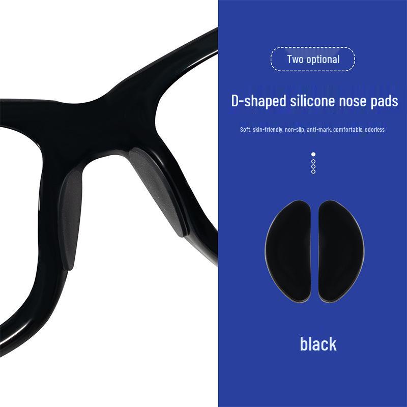 Silicone Anti-slip Nose Pads for D-type Full-rim Glasses
