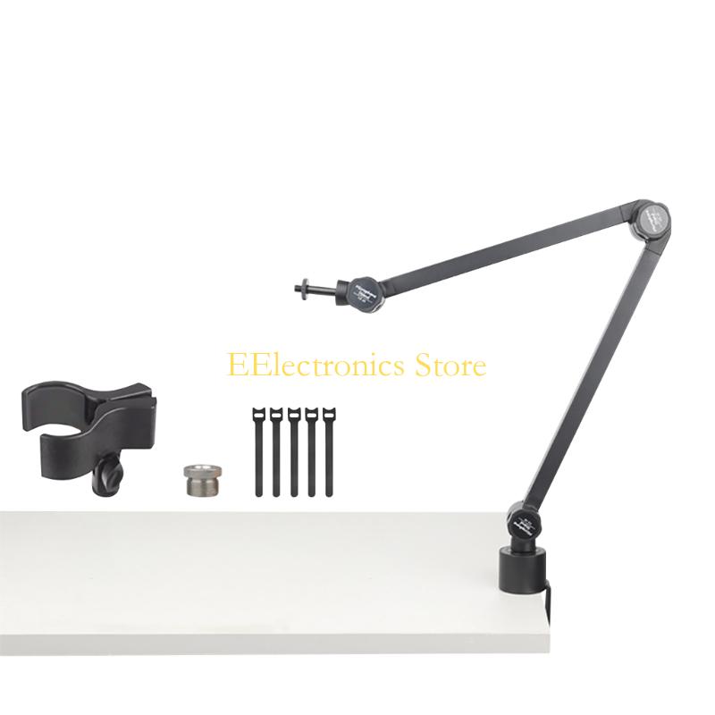 B03C Microphone Overhead Mount Holder Stand For Streaming Broadcasts Quick Setups