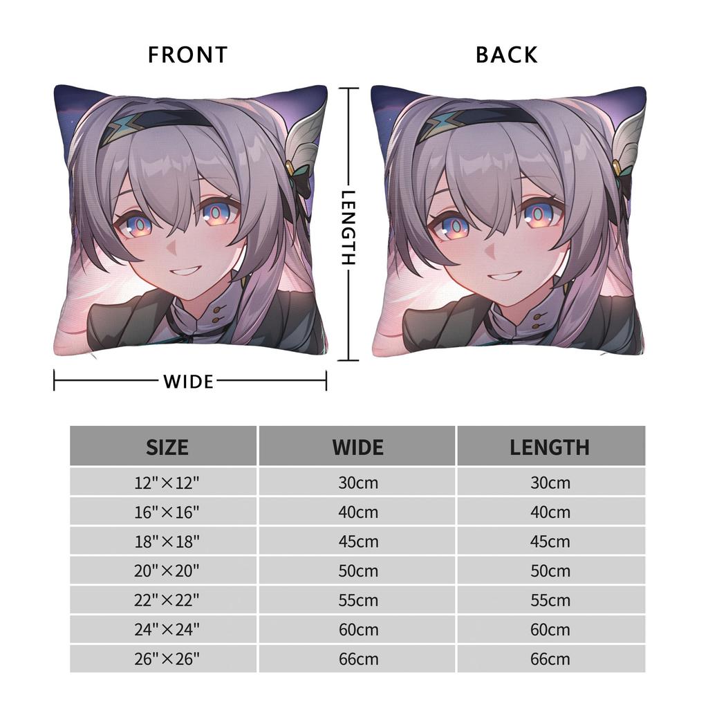 Honkai Star Rail Pillow Case  Funny Pillow Cover Soft Pillowcases For Living Room Chair