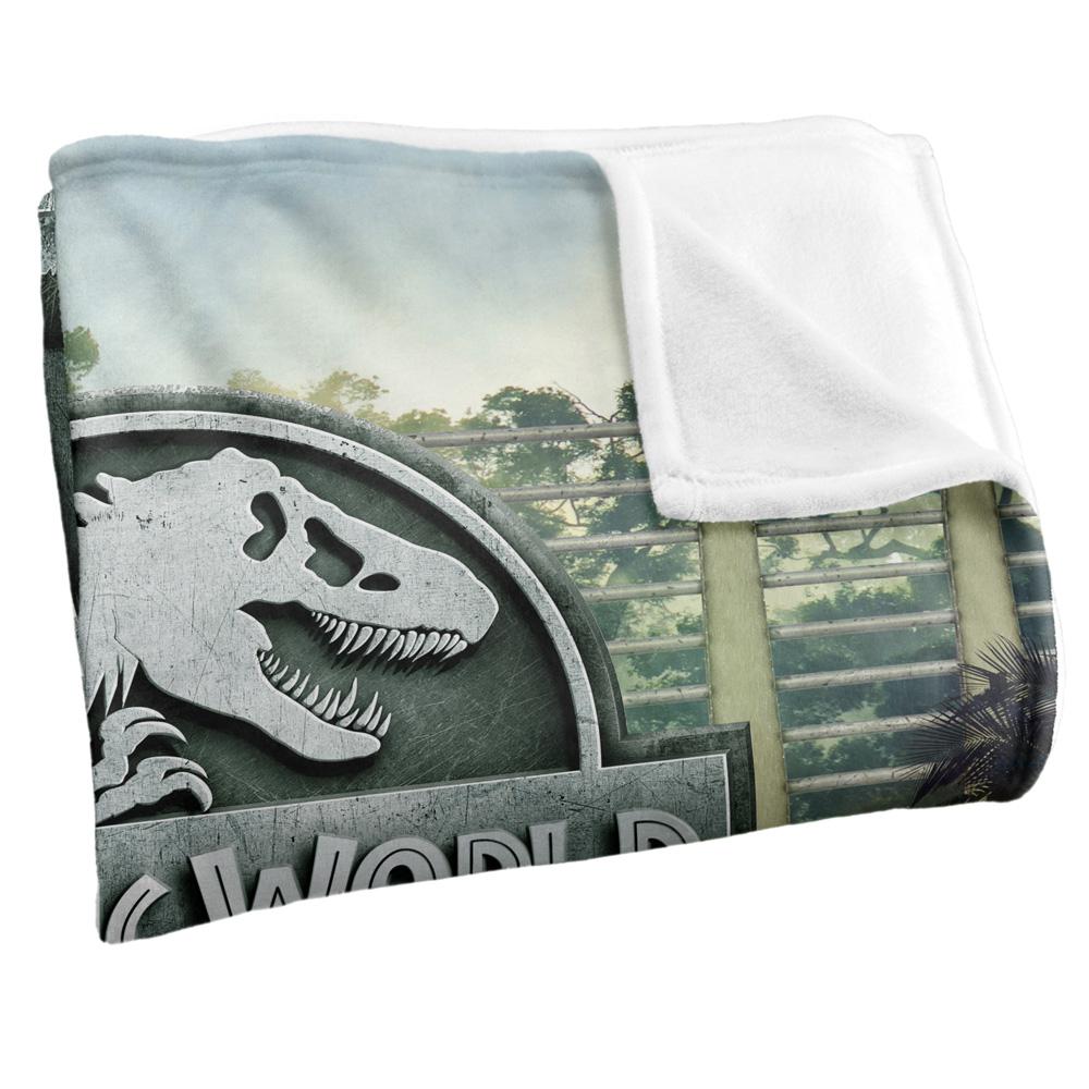 Jurassic World Fence Blanket